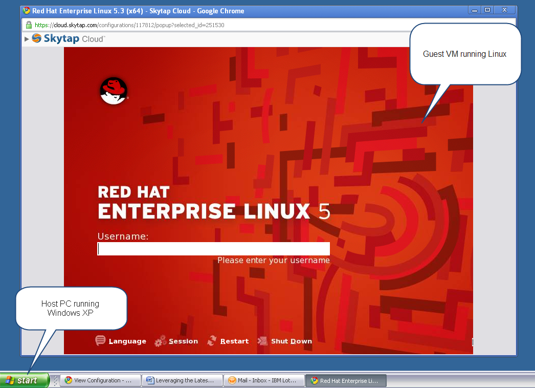 screenshot of Red Hat Enterprise Linux