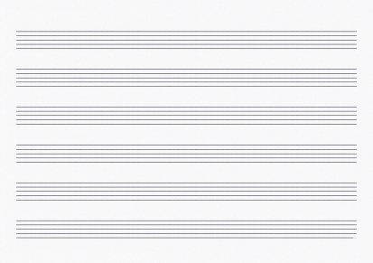 sheet of blank music paper