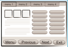 sample user interface with excessive tabs, boxs, textareas, etc