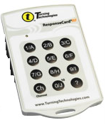 handheld receiver clicker with 12 button pad