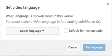 In YouTube’s Creator Studio, adding subtitles or captions is an option on the edit video menu.