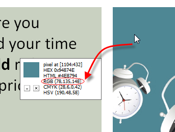 screenshot of color picker tool