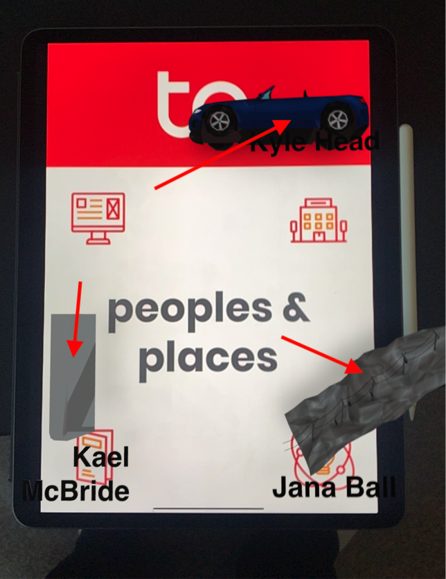 New employees can scan a sign