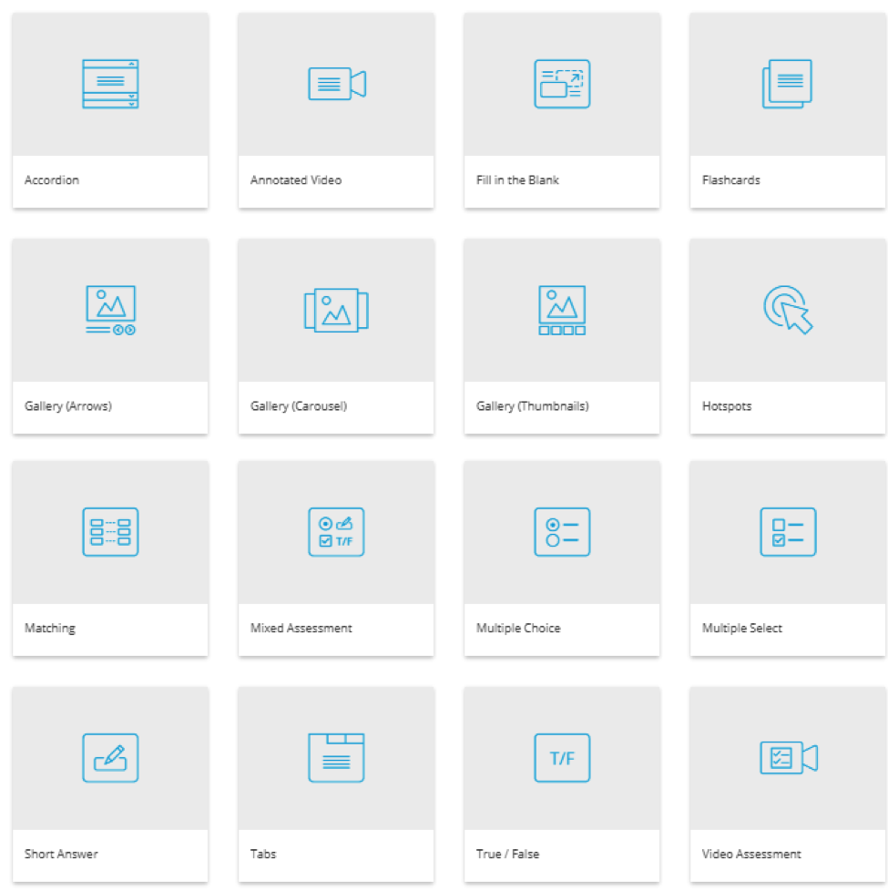 Interactive widgets in Knowbly