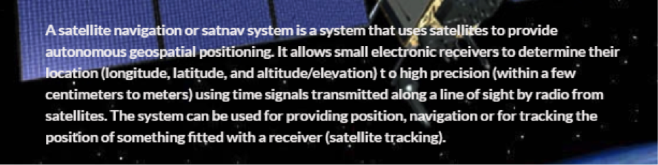 A background image in a text block