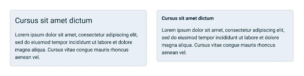 Set your line height a bit larger and make the font bold to create a visual hierarchy