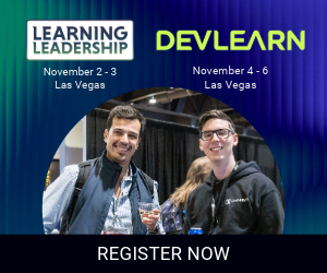 Register now for Learning Leadership & DevLearn