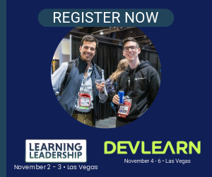 Register now for Learning Leadership and DevLearn 2026