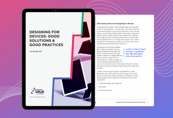 Designing for Devices: Good Solutions & Good Practices