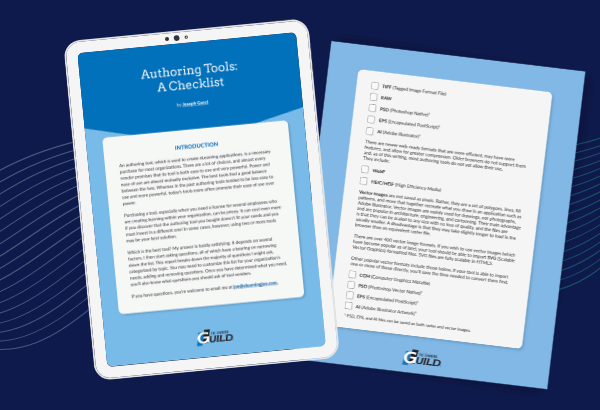 Choosing an Authoring Tool: A Checklist