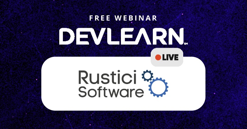 LIVE from DevLearn webinar